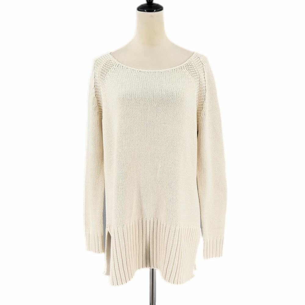 Urban Outfitters Silence + Noise Ivory Knit Cozy Comfort Relaxed Casual Sweater